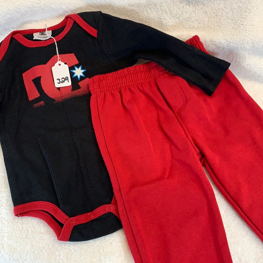 NWOT DC SWEAT SET 12 MONTHS